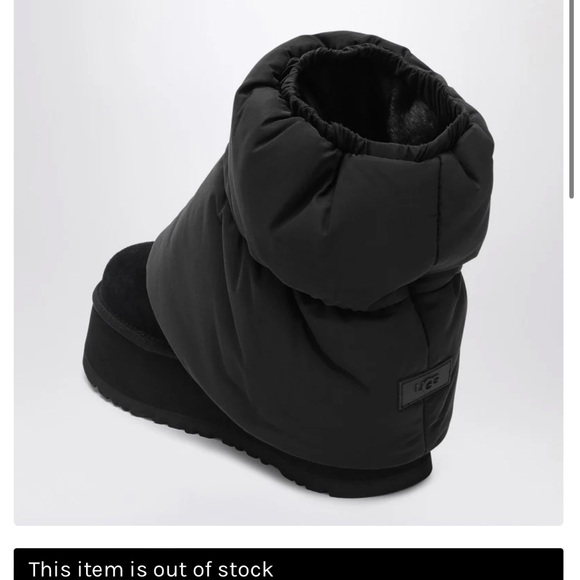 Classic Mini Platform with Puffer. New. Blk - Picture 2 of 9